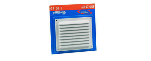 Griglie aerazione abs rete - griglie, c/rete